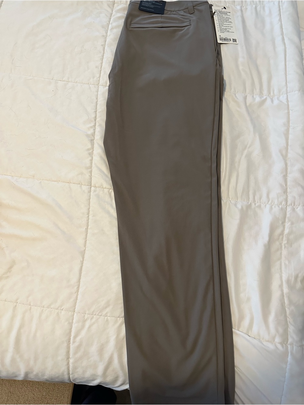 Lululemon ABC Classic-Fit Trouser 38x 34L. New with Tags brown/greige color